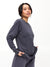 Drape Long Sleeve Tee - Blue Steel Image 3