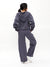 Plush Fleece Zip Hoodie - Blue Steel Image 4