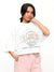 Lifting Club Crop Tee - White Image 0