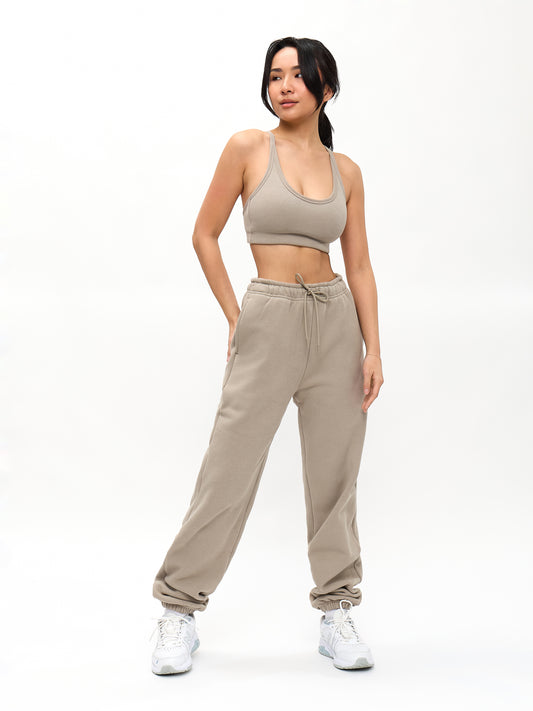 Plush Fleece Jogger - Neutral