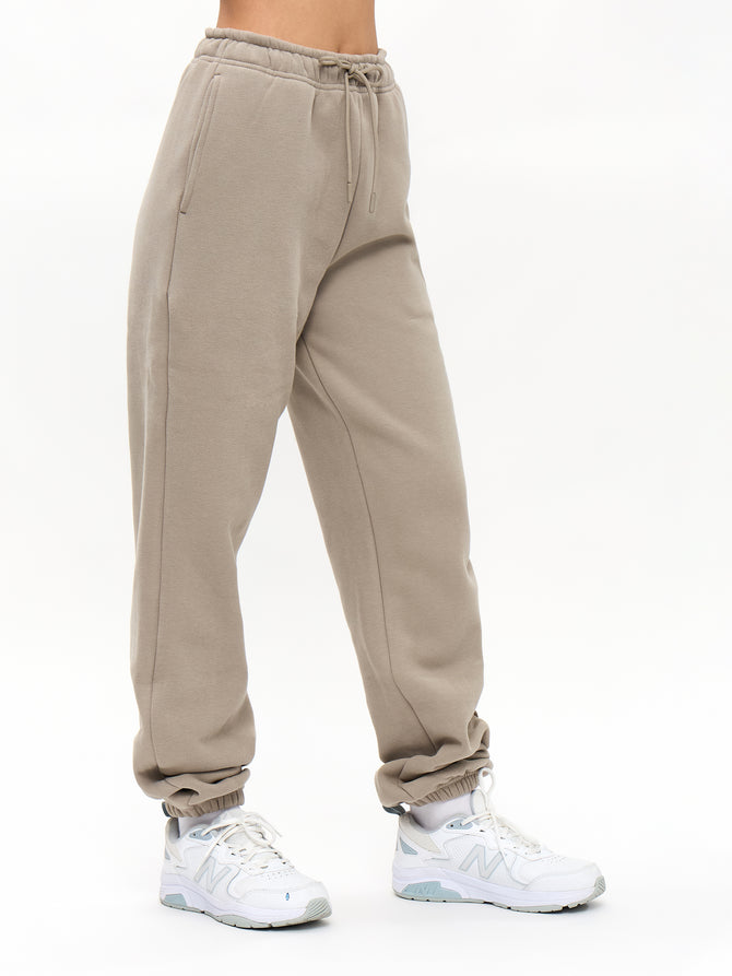 Plush Fleece Jogger - Neutral Image 1