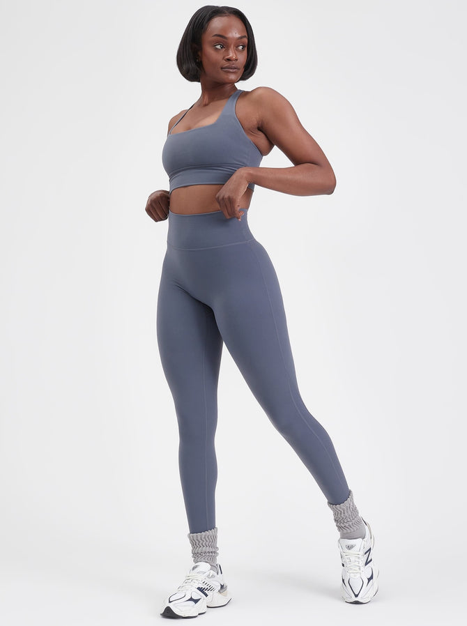 Buff Bunny Women's Blue Stretch Pants Leggings XS Workout Gym