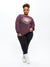 Build Long Sleeve Tee - Smoked Cherry Image 1