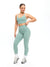 Poshknit V Scrunch Legging - Arctic Moss Image 2