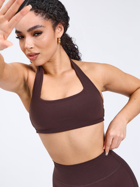 High Neck Sports Bra for Women,Beautiful Back Bra Fitness Yoga Clothes,for  Take Your Workout Outdoors (Brown Large) : : Clothing, Shoes &  Accessories