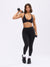 Girlfriend Reversible Sports Bra - Onyx Black and White Image 5