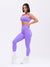 Airbrush Laser Cut Legging - Party Purple Image 2