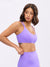 Airbrush Laser Sports Bra - Party Purple Image 5