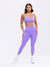 Airbrush Laser BTC Sports Bra - Party Purple Image 3