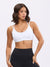 Airbrush Laser Sports Bra - White Image 1