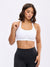 Airbrush Laser BTC Sports Bra - White Image 0