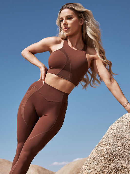 Gym Bunny High Waist Active Perforated Leggings Curves • Impressions Online  Boutique