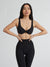 Twisted Sports Bra - Onyx Black Image 5