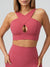 Harmony Halter Sports Bra - Terracotta Image 1