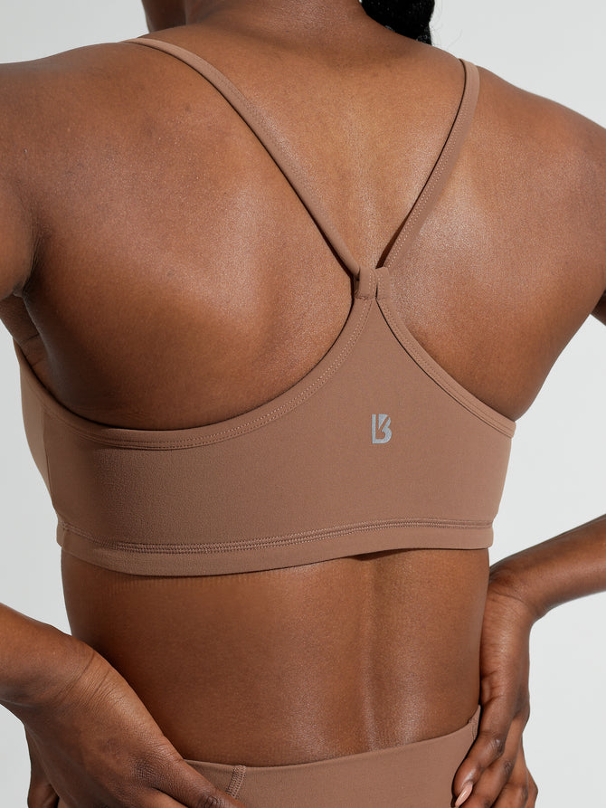 Reversible Sports Bra - Cocoa/White curated on LTK