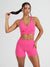 Candy Wrap Sports Bra - Miami Vice Pink Image 3