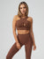 Harmony Halter Sports Bra - Mocha Image 7