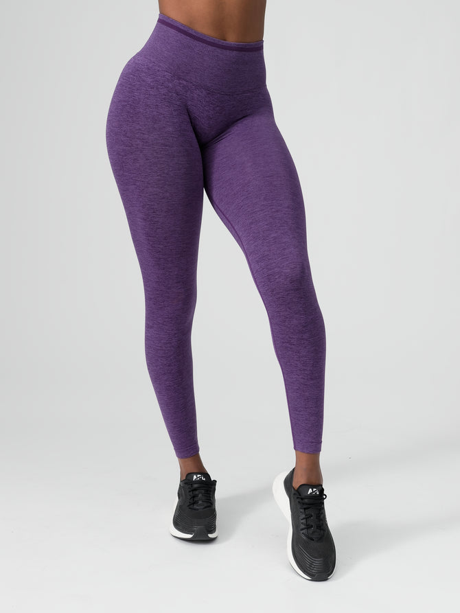 Buffbunny luna High rise Purple Leggings with side pockets size XS