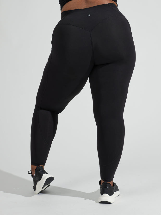 S To 3XL Women Large Pockets Shape Sports Yoga Pants Female High
