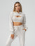 Luxe Bolero Hoodie - Eggshell Image 1