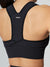 Sphynx Ribbed Sports Bra - Onyx Black Image 23