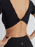 AirKnit Reversible Crop - Onyx Black Image 2