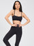 Ivy Wrap Sports Bra - Onyx Black Image 2