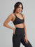 Limitless Laser Cut Sports Bra - Onyx Black Image 5