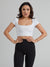 Butter Crop Top - White Image 9