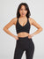 Candy Wrap Sports Bra - Onyx Black Image 5