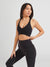 Candy Wrap Sports Bra - Onyx Black Image 2