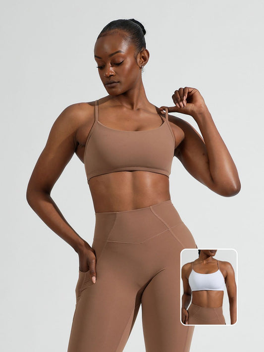 Sports Bra Low Support - Cool Brown