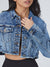 Desire Denim Jacket - Medium Wash Image 16