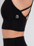 Geo Sports Bra - Onyx Black Image 9