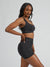 Synergy Seamless Sports Bra - Charcoal Image 4