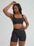 Synergy Seamless Sports Bra - Charcoal Image 6